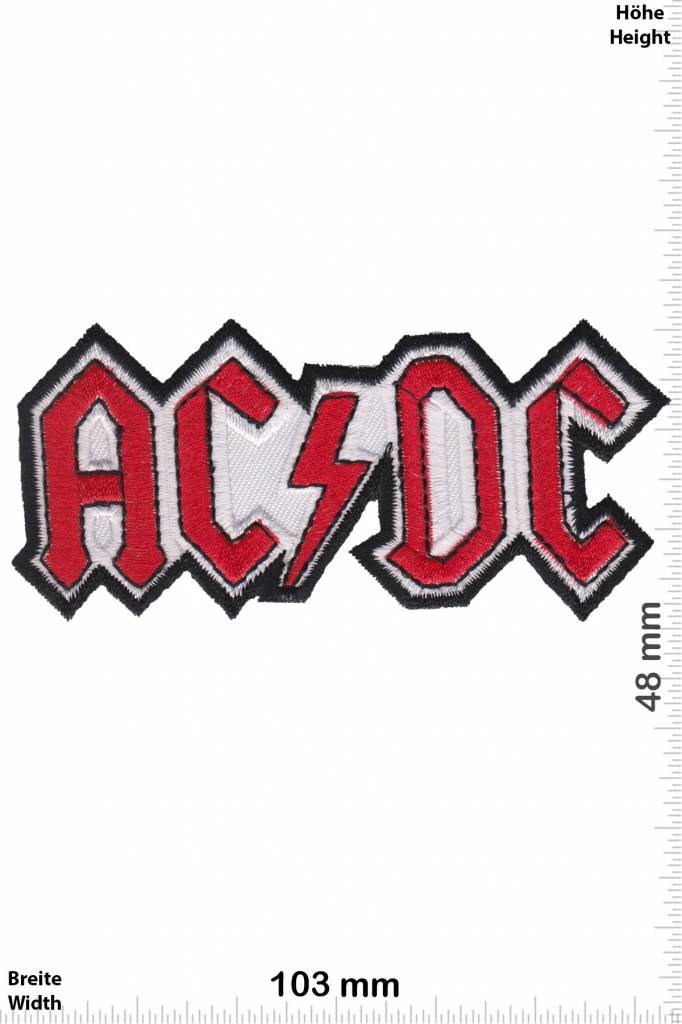 AC DC ACDC - AC DC - red silver