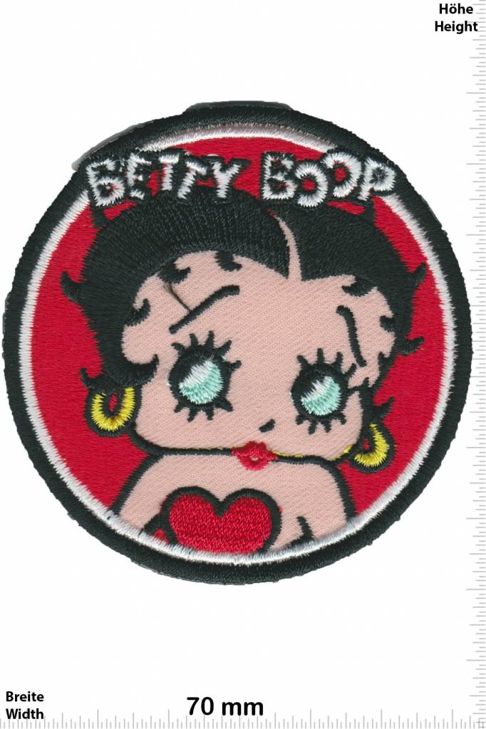 Betty Boop - Patch - Back Patches - Patch Keychains Stickers