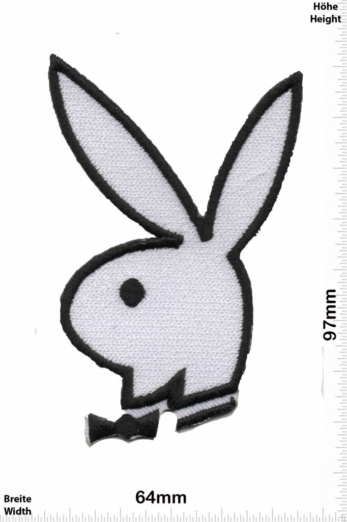 Playboy Bunny Embroidered Iron-on Or Sew-on Patch