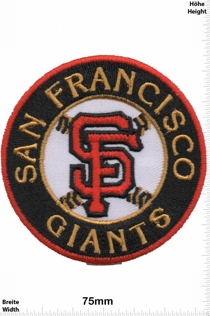 San Francisco Giants - Patch - Back Patches - Patch Keychains