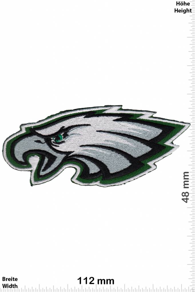 Philadelphia Eagles Embroidered 3 3/4 Iron on Patch 