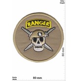 Army Ranger - rund - Totenkopf