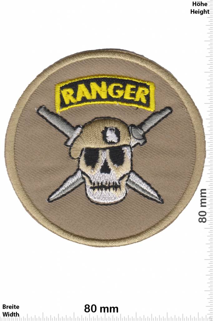 Army Ranger - rounf Skull