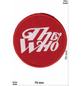 The Who The Who - rund - rot silber