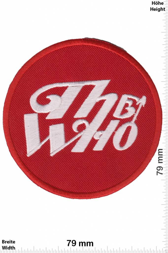 The Who The Who - rund - rot silber