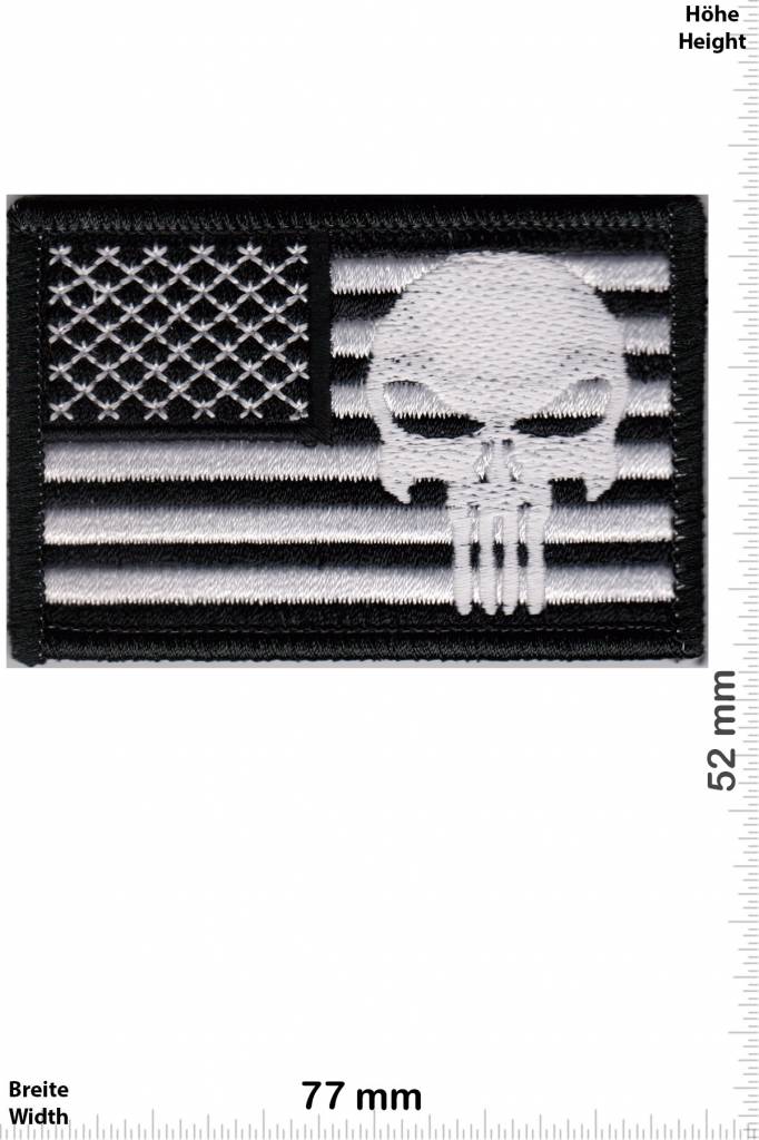 Punisher - Patch - Back Patches - Patch Keychains Stickers -   - Biggest Patch Shop worldwide