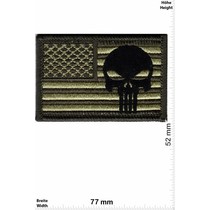 Punisher Punisher - Flag USA - Army - green black