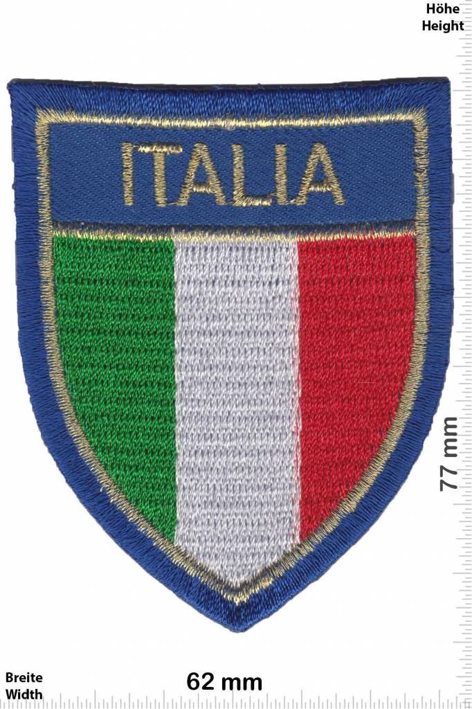 Italien, Italy Italia - Flag - Coat of arm