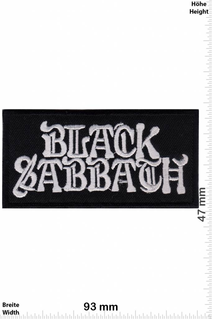 Black Sabbath Black Sabbath - silber black -Heavy-Metal-Band