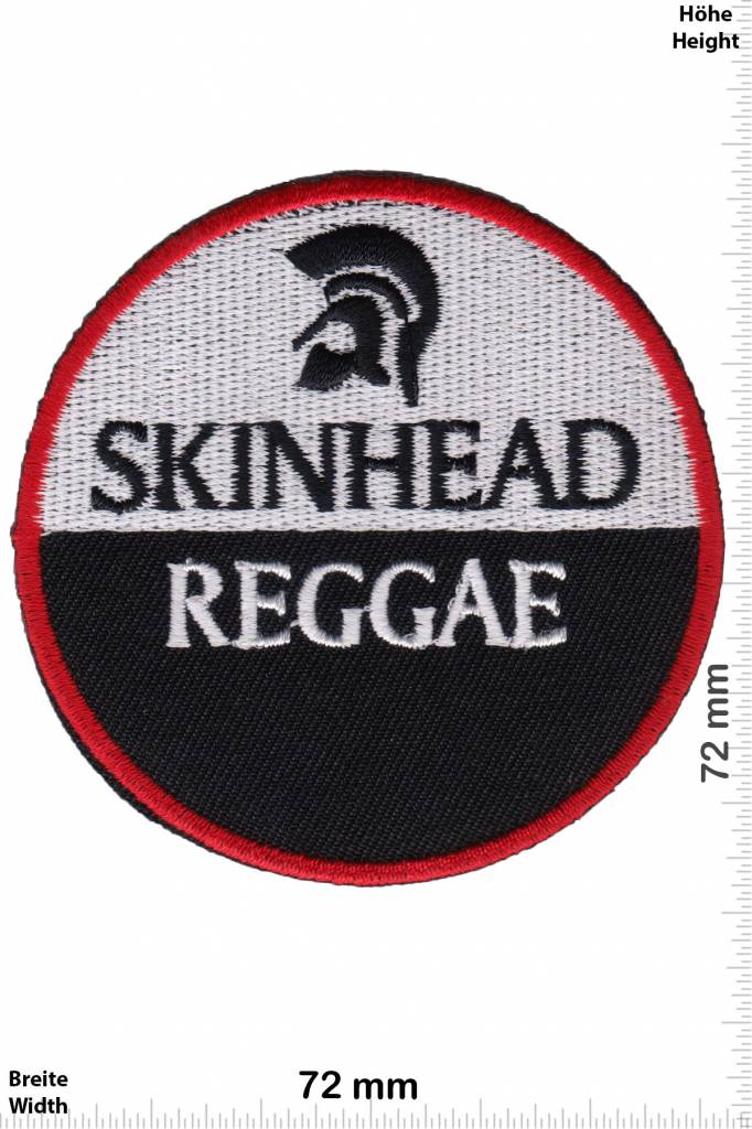 Skinhead Skinhead Reggae - rot schwarz - Trojan