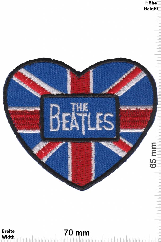 Beatles  The Beatles - Heart - UK - Union Jack