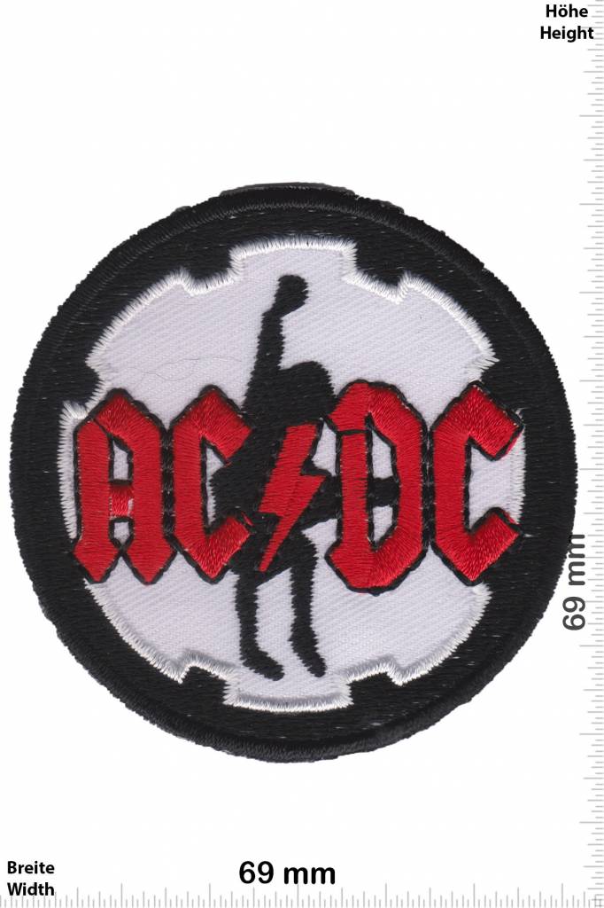 AC DC AC DC - ACDC - round - black