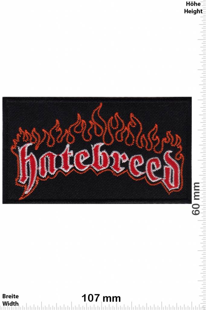 Hatebreed Hatebreed - black red -Metallic-Hardcore-Band