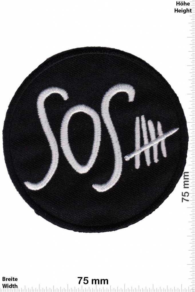 SOS SOS - black silver