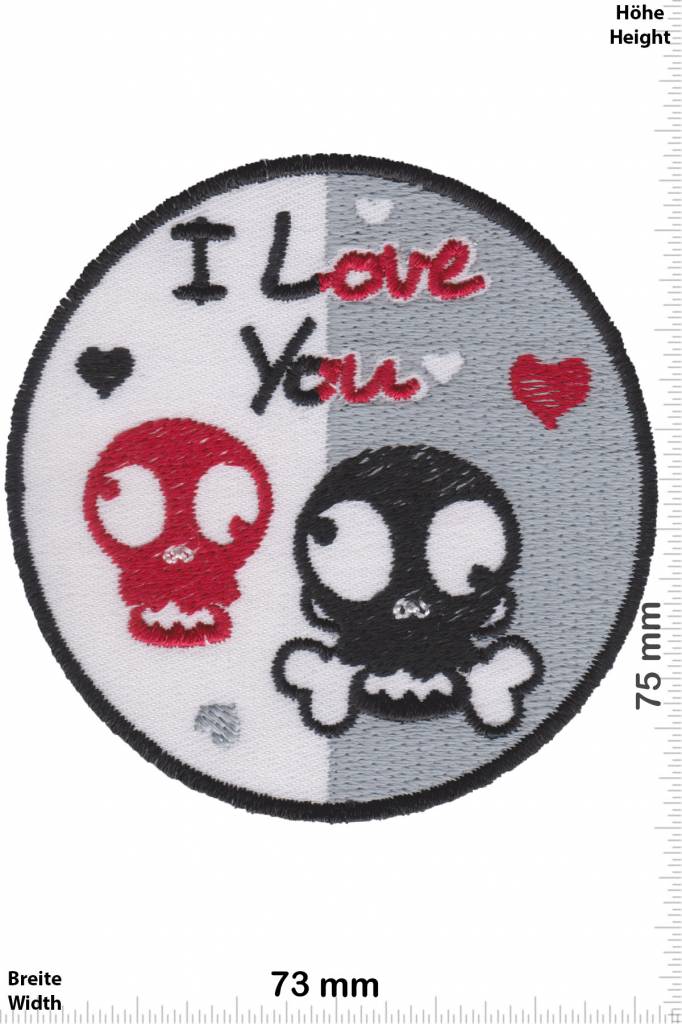 Love I love You - Skull