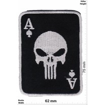 Punisher Punisher - USA -braungold  - Klett Patch mit Untergrund - HQ