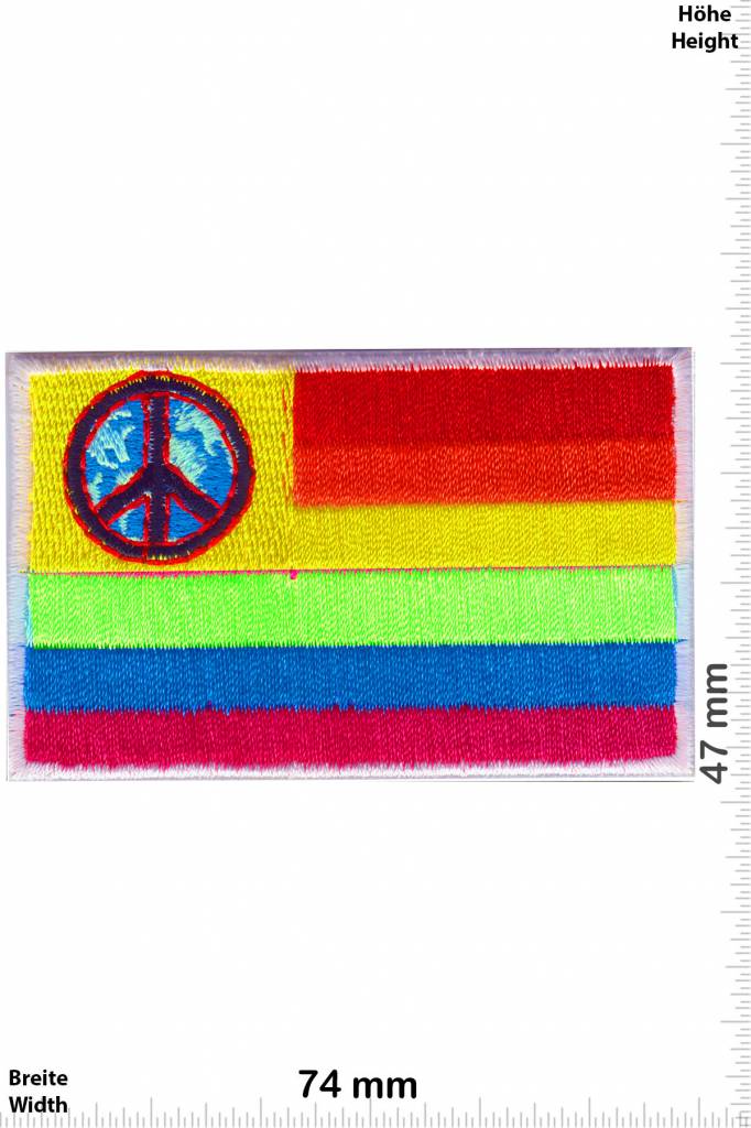 Frieden Peace Flagge