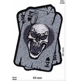 Totenkopf King Heart Skull Card
