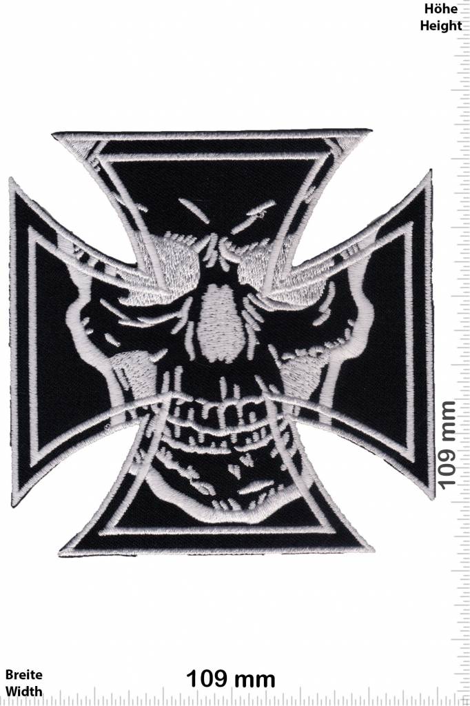 Kreuz Iron Cross - Skull - big