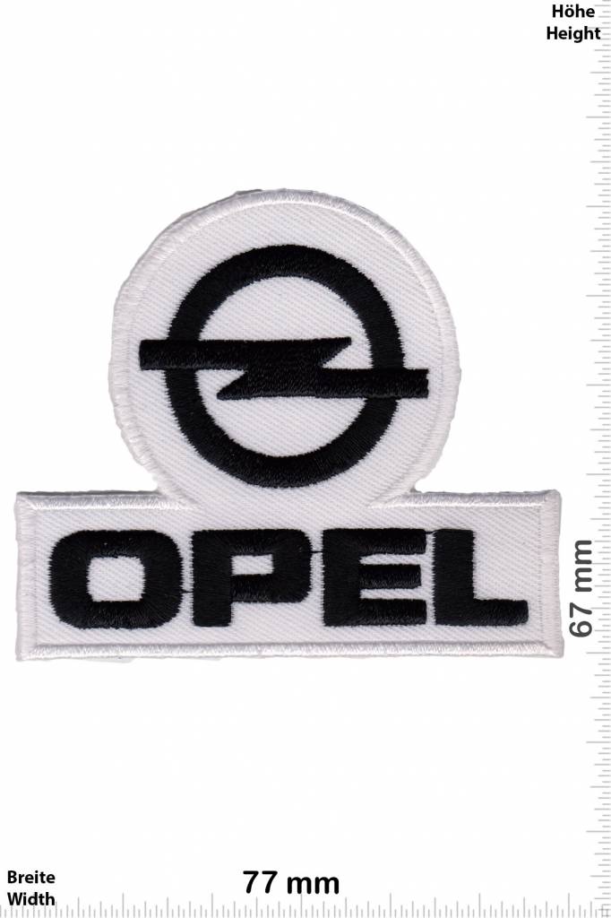 Opel - Opel - red white - patch posteriore - Patch Portachiavi Adesivi -   - Il più grande Patch Negozio in tutto il mondo