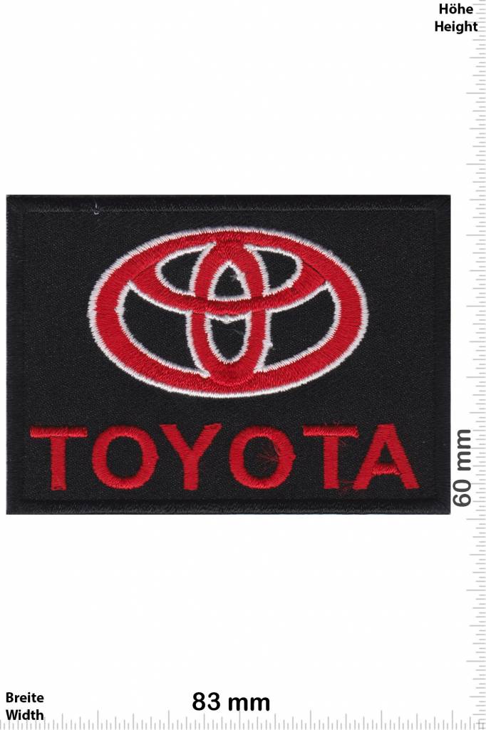 Toyota Toyota - black red