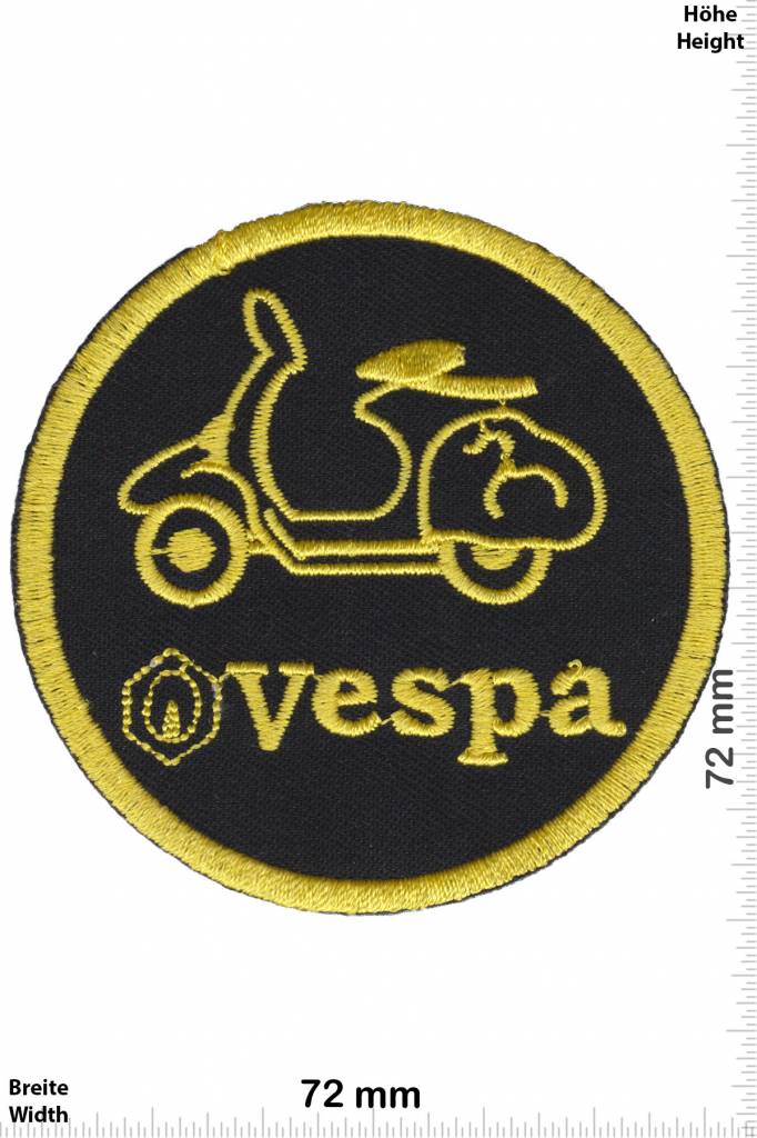 Vespa Vespa - gold- rund