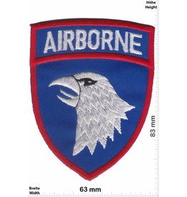 U.S. Air Force Airbone - blau silber