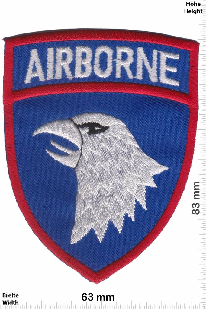 U.S. Air Force Airbone - blau silber