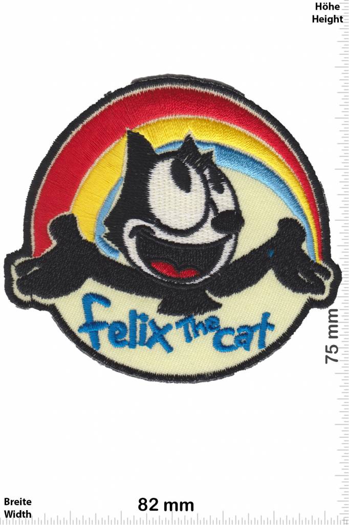 Felix the Cat Iron on Patch, Cherry Patches, Felix Patches Iron on