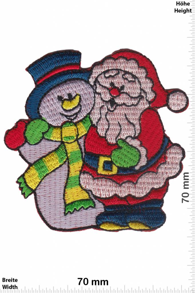 Schneemann Snowman and Santa