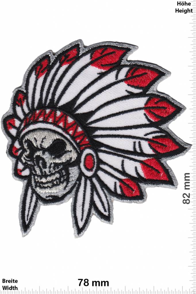 Indianer Indianer - Häuptling - Totenkopf - skull - small