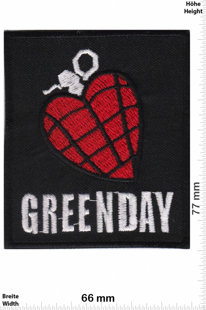 Green Day Green Day - Heartbomb - black