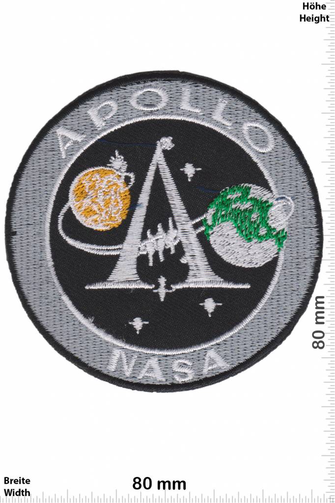 Apollo Nasa Program Nasa embroidered patch, velcro