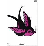 Vogel Patch - Bird left - pink