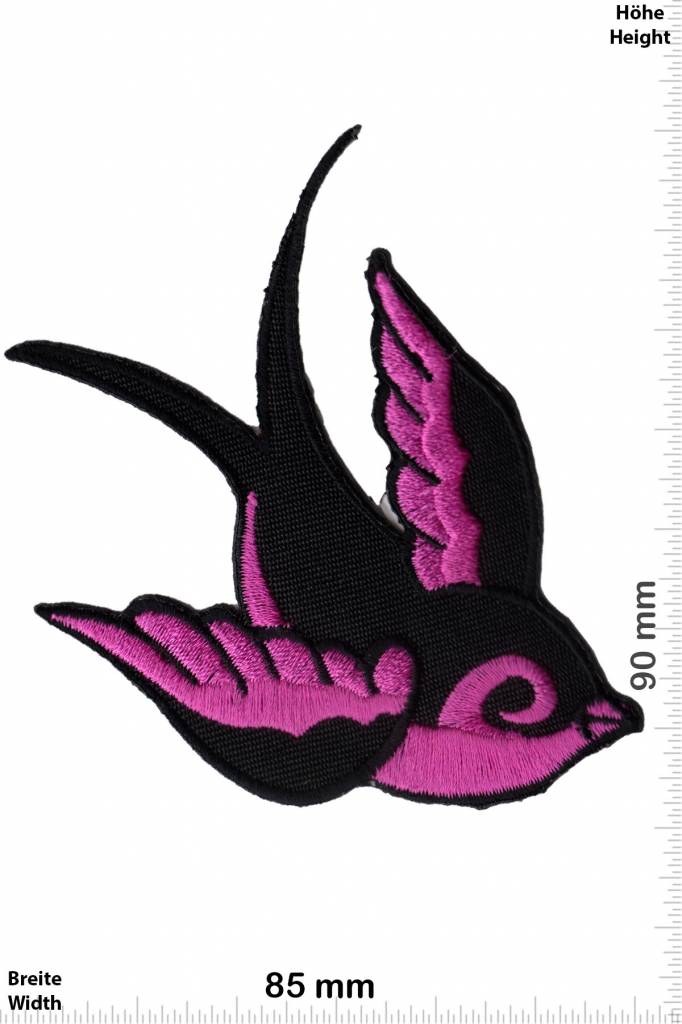 Vogel Patch - Bird left - pink