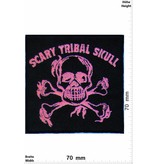 Scary Tribal Skull  Scary Tribal Skull - pink