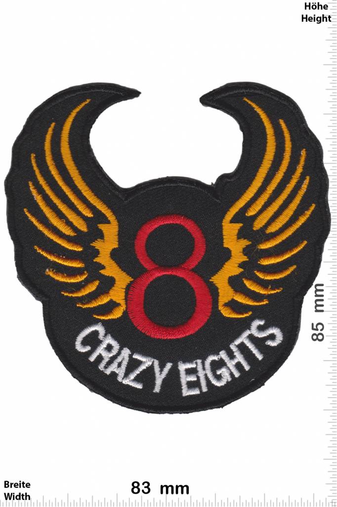 8 Ball Crazy Eights - 8 - mit Flügel