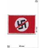 No Nazi 2 Stück ! No Nazi Flagge - klein - 2 Stück