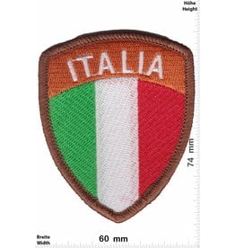 Italien, Italy Italia - Wappen - Italien - braun - HQ