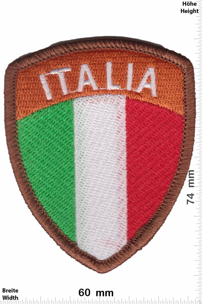 Italien, Italy Italia - Wappen - Italien - braun - HQ