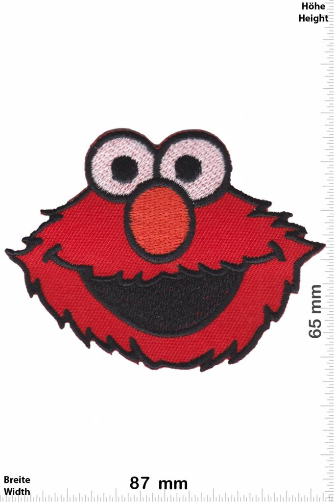 Krümelmonster Sesamstraße Gestickte Stickerei Patches Aufnäher