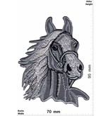 Pferd Pferdekopf - Pferde - grau