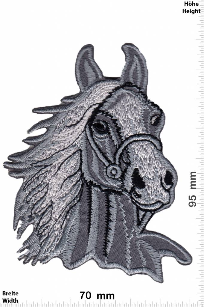 Pferd Horsehead - Horse - grey