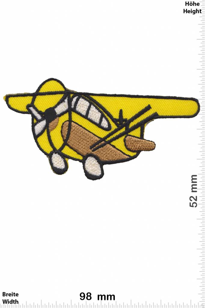 Flugzeug yellow Airplane