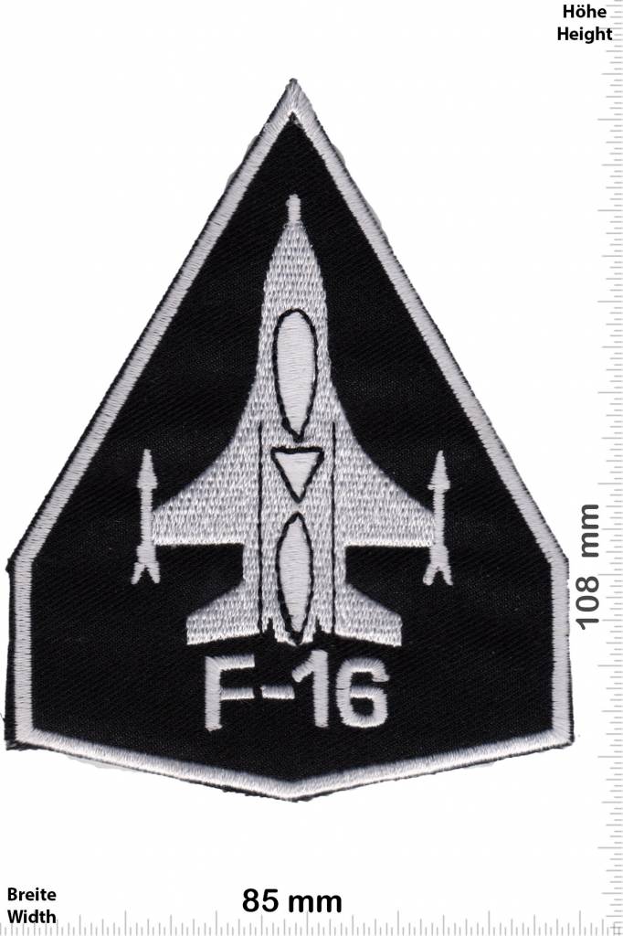 F 16 F-16  black