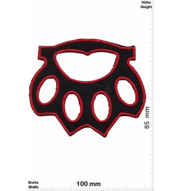 Schlagring Schlagring - black red