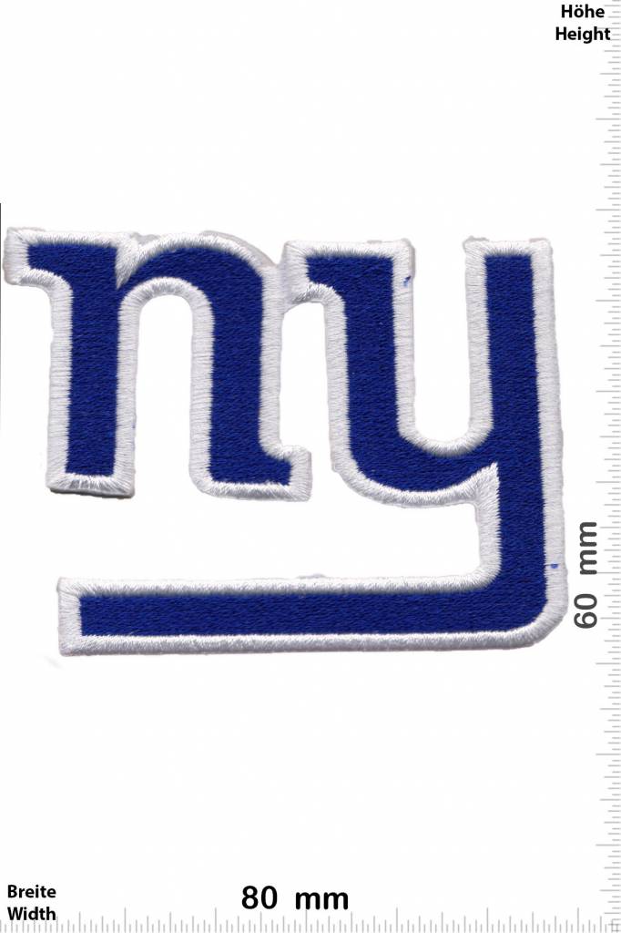 New York NY Giants - Patch - Back Patches - Patch Keychains