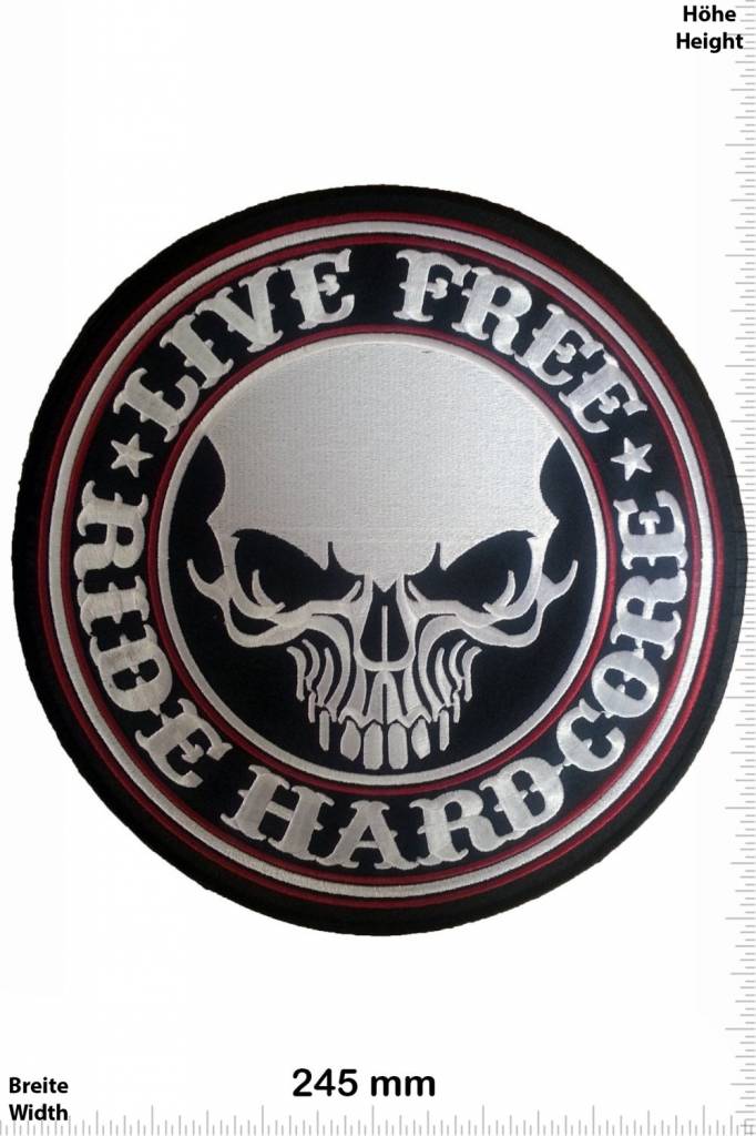 Live Free Live Free - Ride Hardcore - 24 cm - BIG