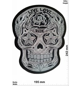 Muerto Totenkopf - Skull - Live Love Ride - Muerto - 24 cm - BIG