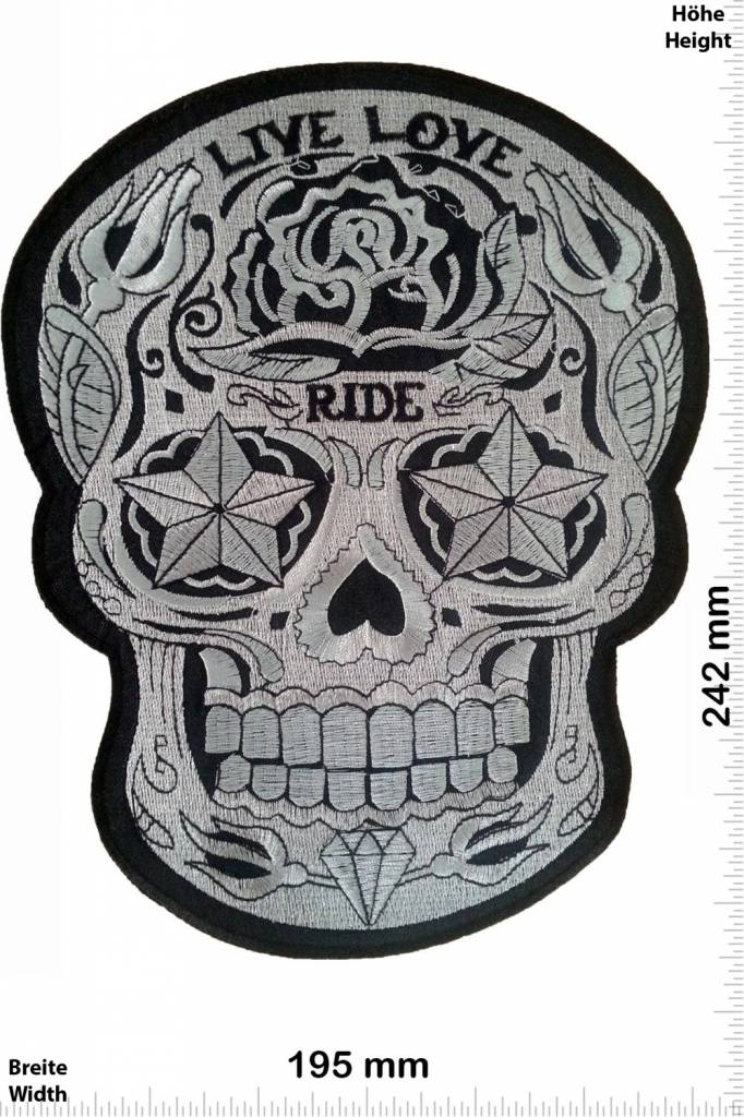 Muerto Skull - Live Love Ride - Muerto - 24 cm - BIG